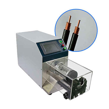 How to operate Coaxial cable stripping machine WPM-8608
