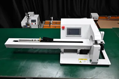 Single-Side Wire Pulling Adhesive Tape Wrapping Machine JW-303K-1.0m Thumb