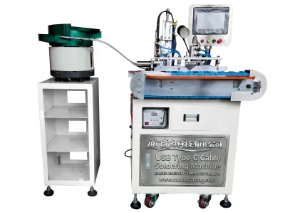 Automatic USB Type-C Cable Soldering Machine - 800-1200pcs/h Thumb