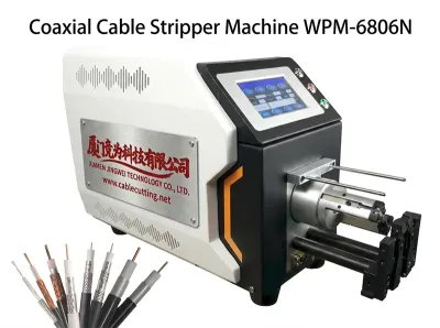 Semi-Automatic Servo Coaxial Cable Stripper Machine WPM-6806N