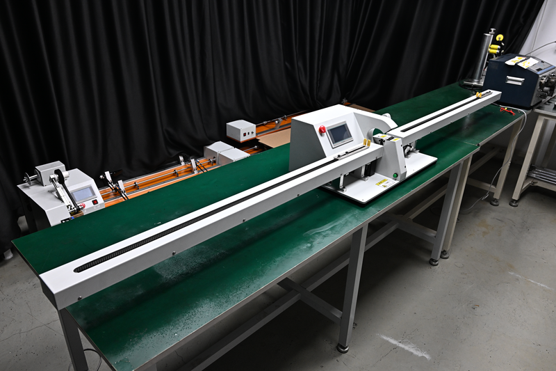 Tape Winding Machine + Double-Side Wire Drawing JW-303KL-1m