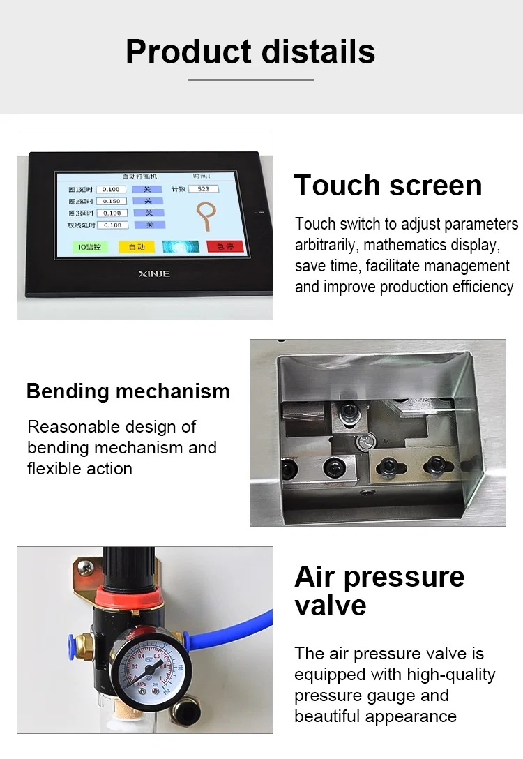 Metal Wires Loop Machine, Hook Loop Machine, Arcs Bending Machine 