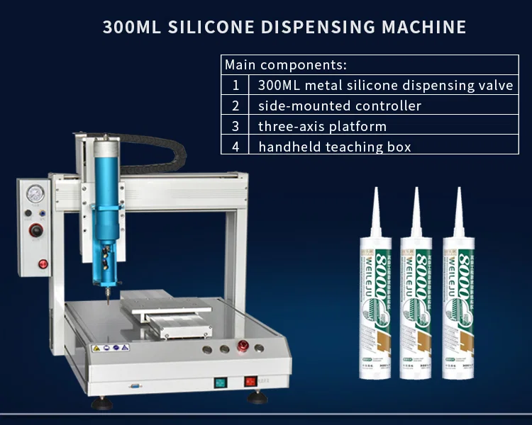 three-axis glue dispensing robot glue dispenser machine, Automatic Silicone Glue Dispensing Machine, Three-axis Glue Dispensing Robot, Glue Dispenser Machine 