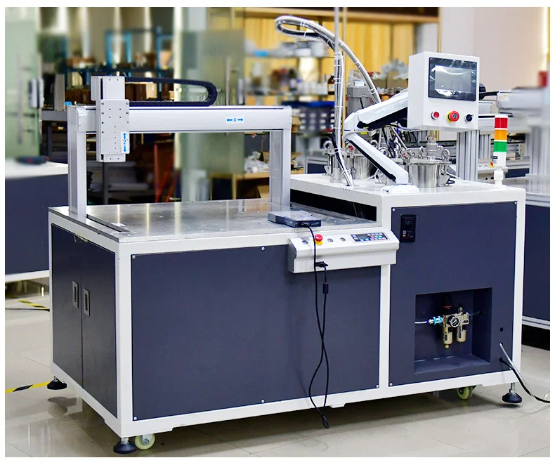 epoxy resin dispenser machine two-component adhesive coating mixing dispensing 10: 1/ab glue filling machine, Two-component Adhesive Dispenser, Ab Glue Dispenser, Ab Glue Filling Machine 