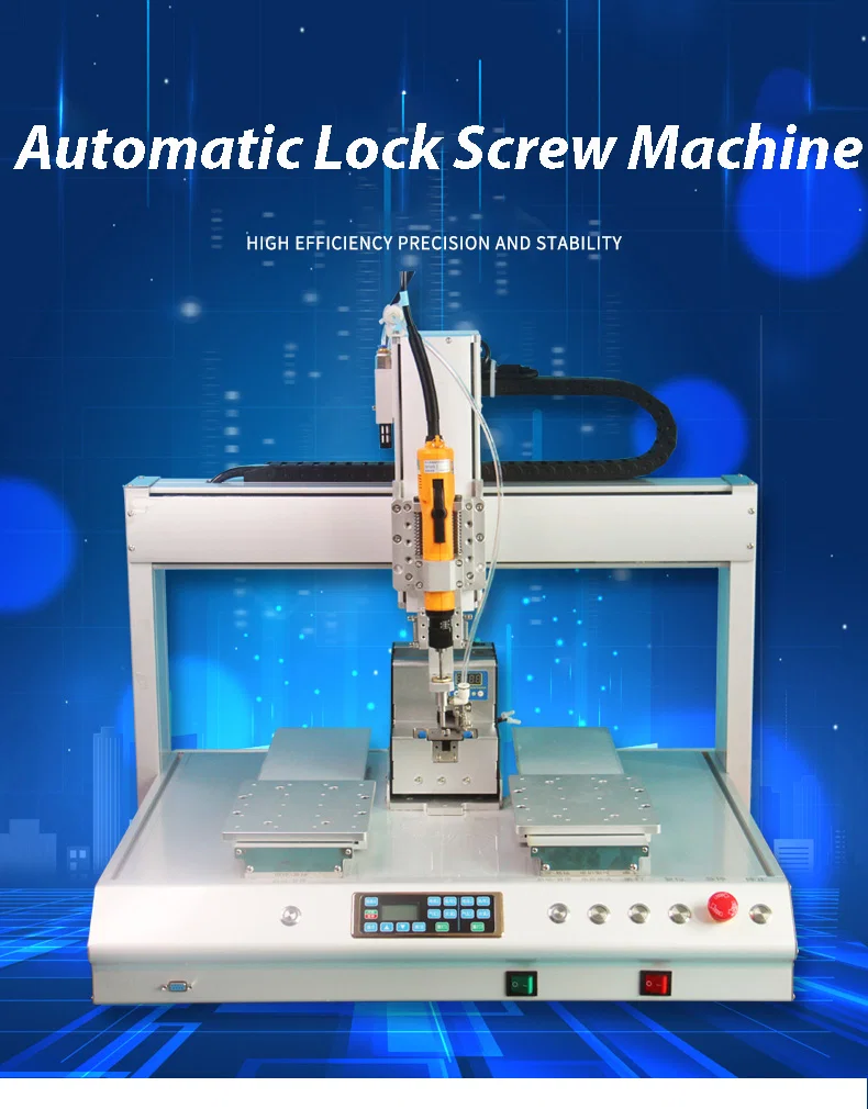 Desktop Locking Auto Fastening Auto-Screwdriving Machine Automatic Fixing Screw Robot, Screw Fixing Machine, Screwdriver Robot, Screw Locking Assembly Robot 