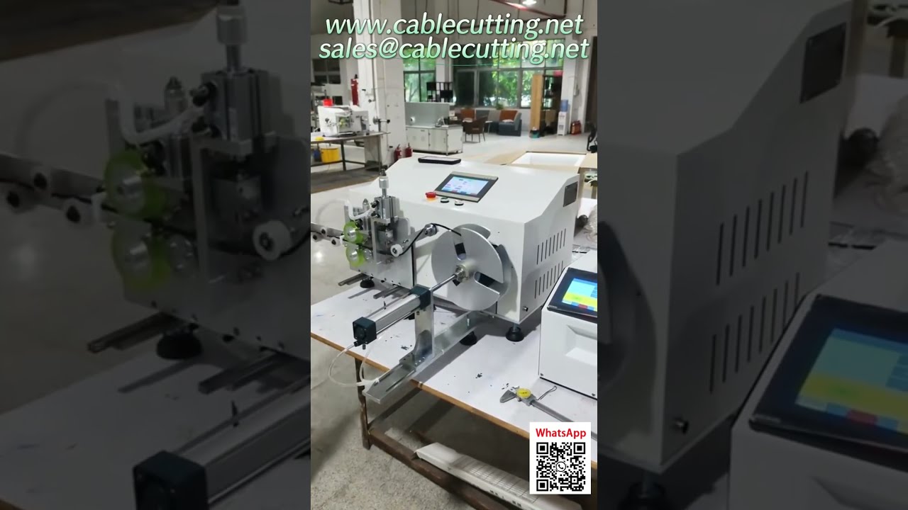 Automatic Cable Coiling Machine with Meter Counter, Auto Traverse & Cut