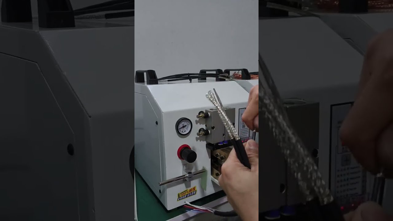 Multi-Diameter Wire Shielding Layer Cutting Machine for Factory Automation