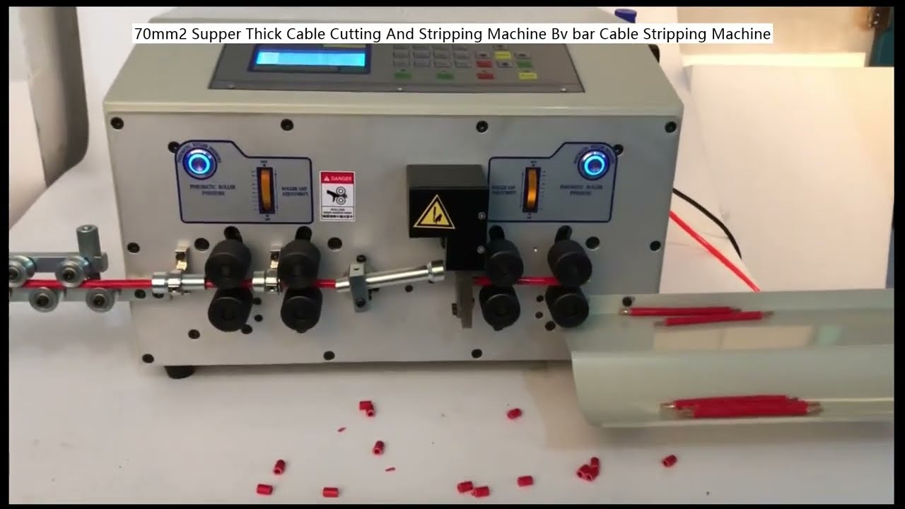 70mm² Super Thick Cable Cutting and Stripping Machine for BV Bar Cable