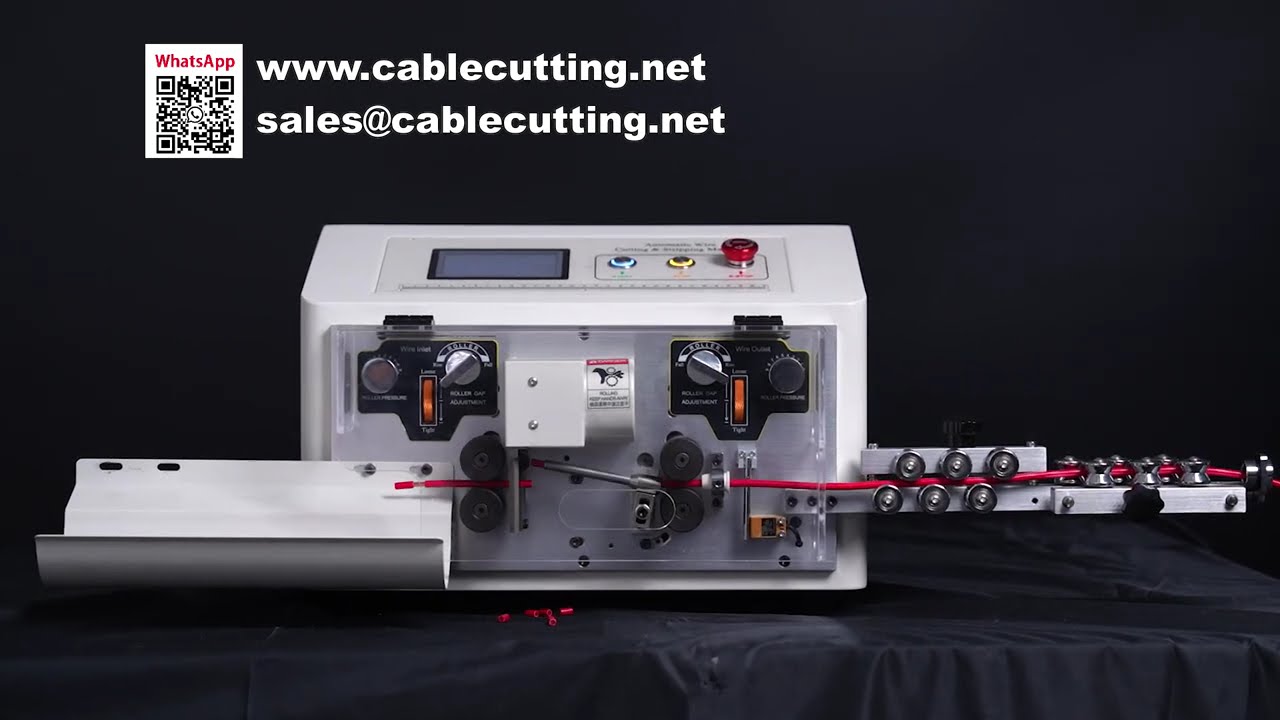 Touch Screen 10mm2 Motor Driven Conduit Stripping and Cutting Machine for Wire JE2/S