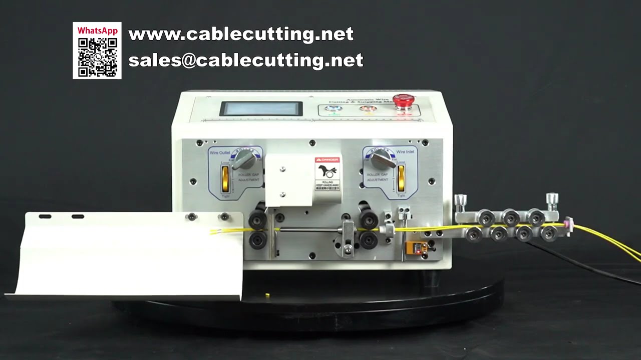 Touch Screen Automatic 4 Wires Simultaneous Stripping and Cutting Machine SDB4-S