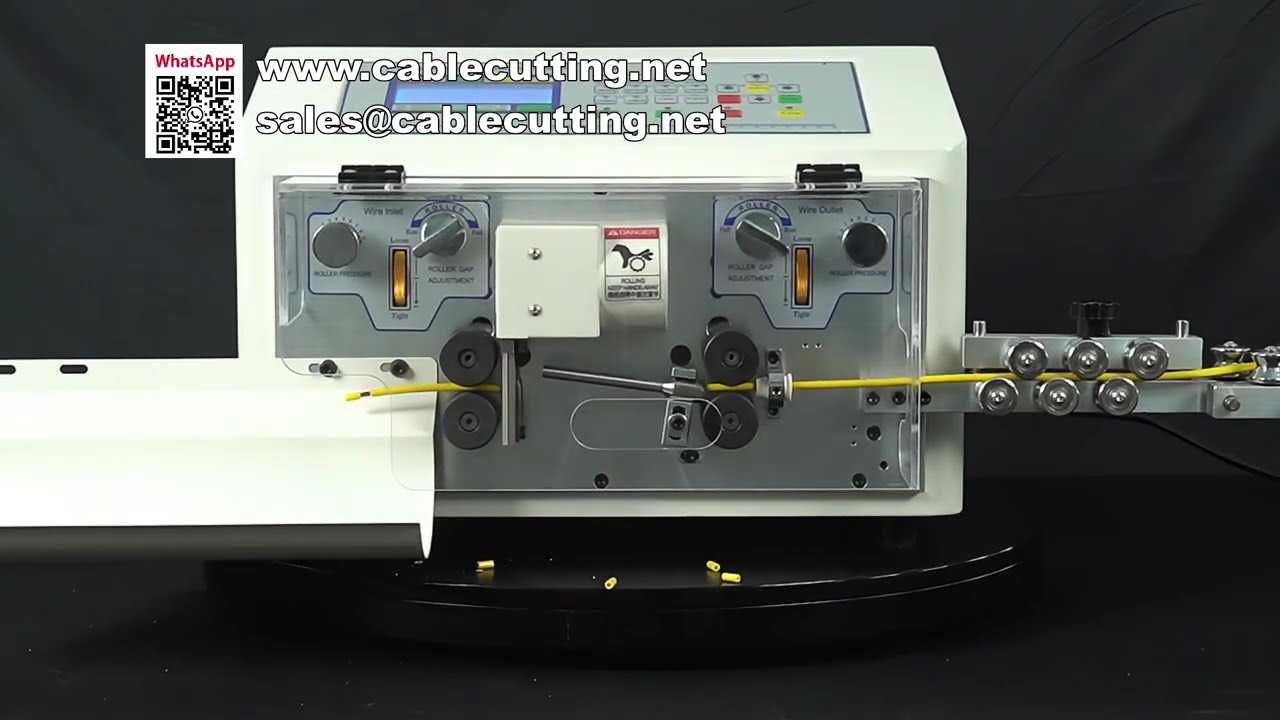 Automatic 6mm2 Wire Conduit Stripping and Cutting Machine for Cable Processing JE-N