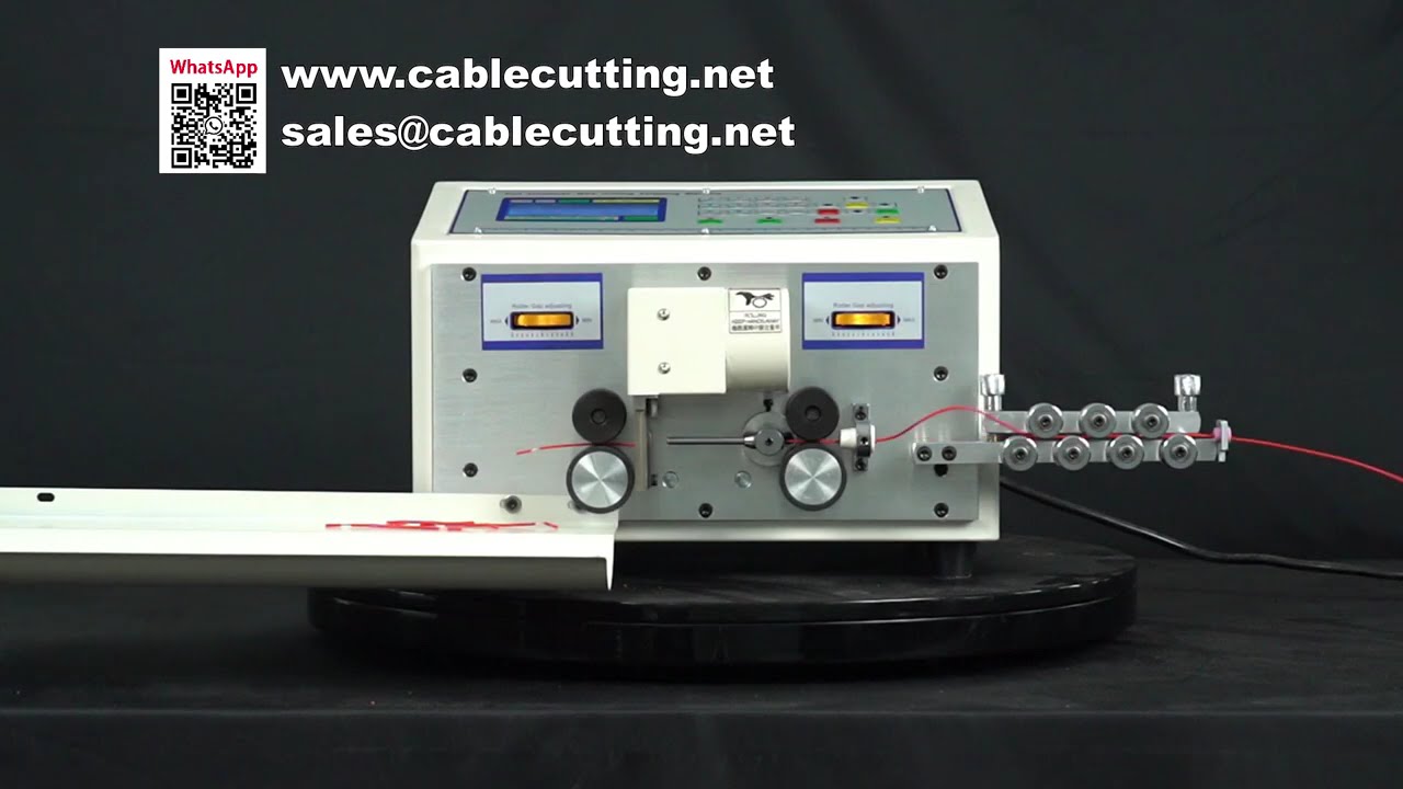 Fully Automatic 2 Wheel Drive Wire Stripping and Cutting Machine for Electrical Wire C/N