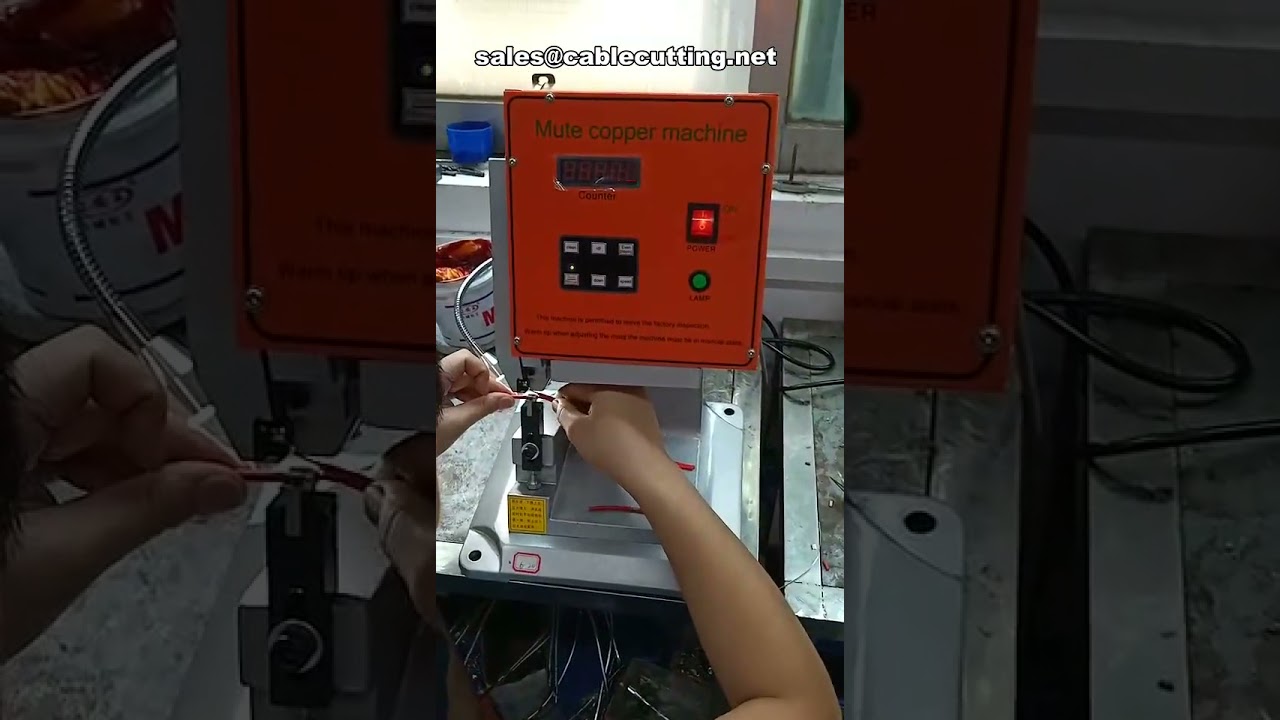 Cable Wire Splicing&copper Joint Silent Copper Belt Crimping Machine, Copper Wire Stripping Mach