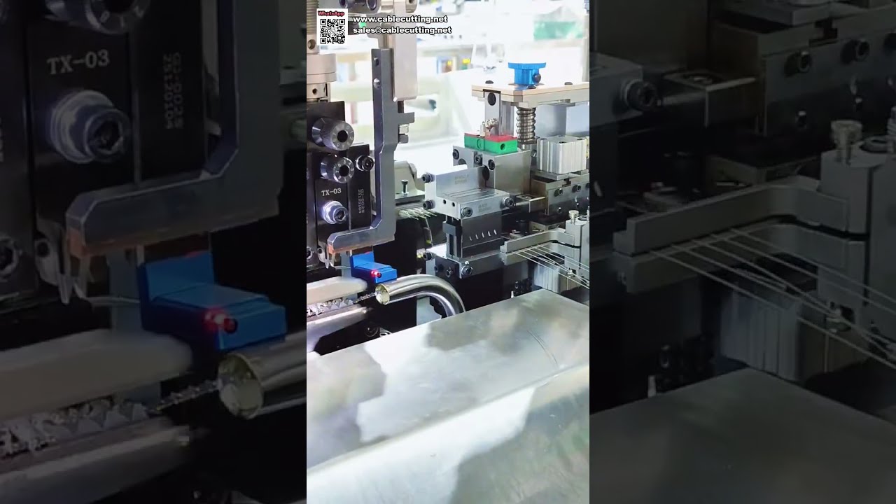 Double Head Five Wire Terminal Crimping Machine for Synchronous Multi Wire Processing
