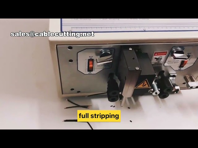 Coaxial Wire Stripping and Cutting Machine for Sale | Automated Wire Processing