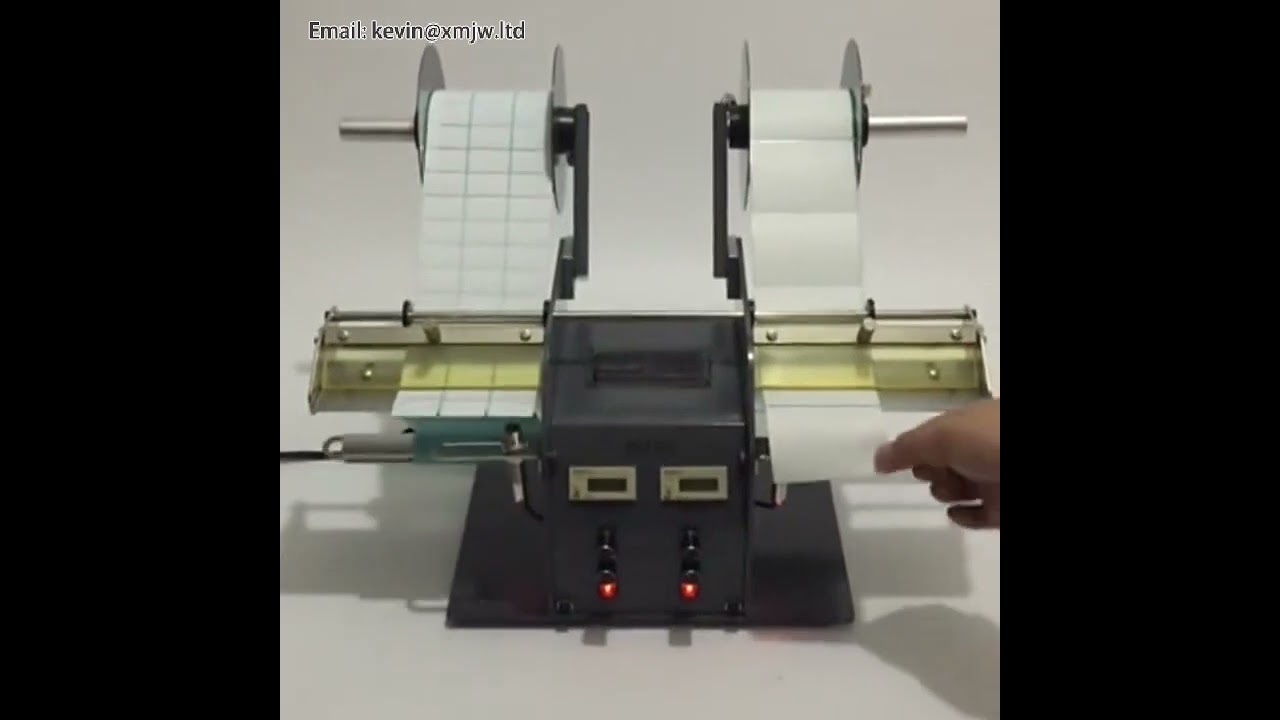Intelligent automatic label peeling machine barcodes hot stamping sticker packaging trademarks insul