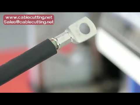 30T Semi servo motor wire terminal crimper machine, cable lug crimping machine