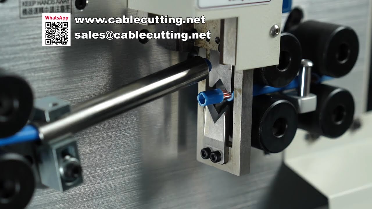 Touch Screen 8 Wheel Lifting Type 25mm2 Wire Stripping and Cutting Machine MAX1-8S