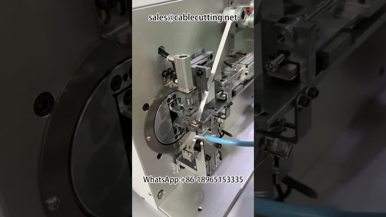 Ethernet wire harness copper foil wrapping copper foil wrapping machine #wire harness equipment