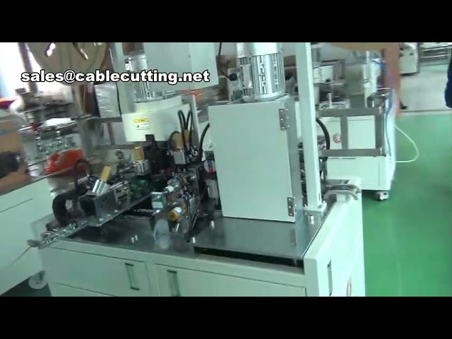 Automatic 64 Pin Idc Cable Connector Crimping Machine, Tv Antenna Connector Cable Crimping Machine,4