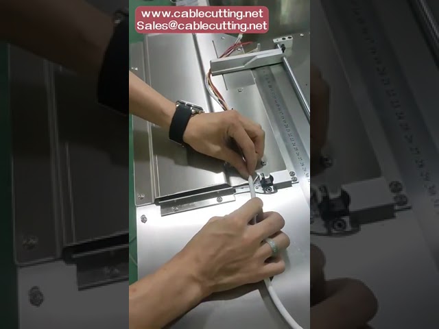 Automatic nylon cable tie machine for binding wiring harness assembly