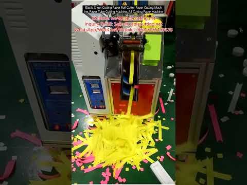 Elastic Sheet Cutting Paper Roll Cutter Machine for A4 and Paper Tubes