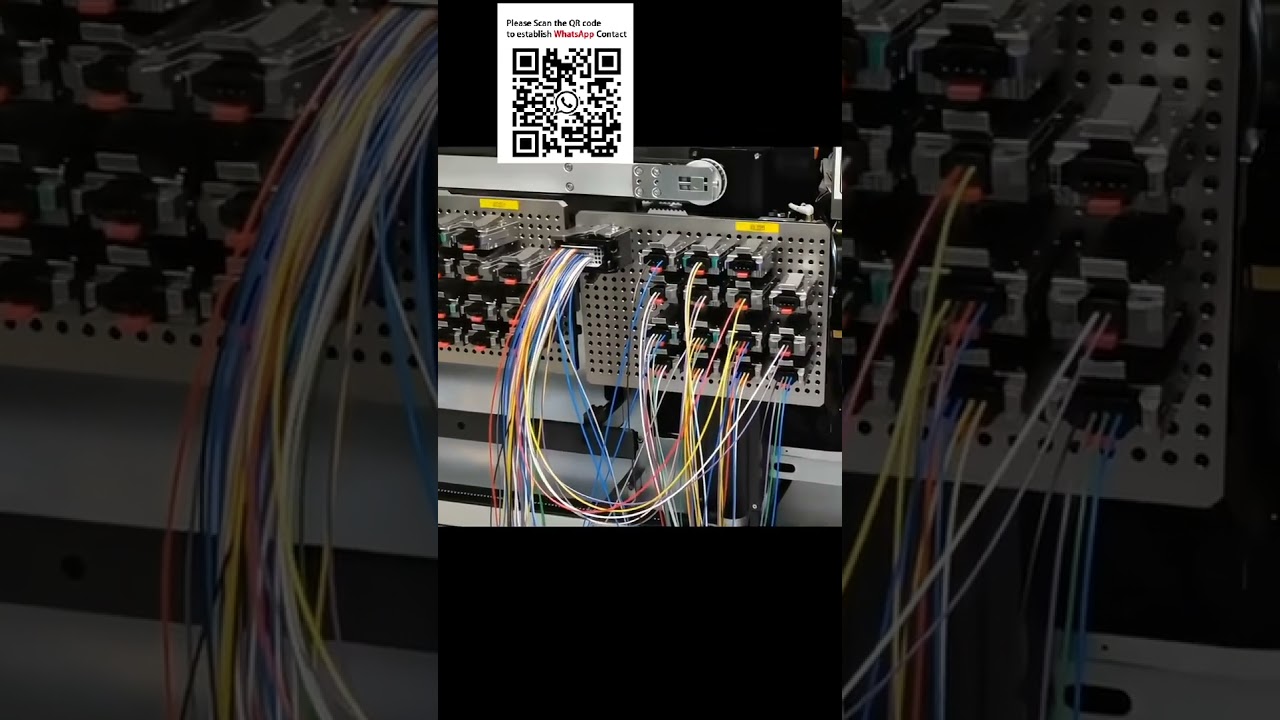Fully Automatic Wire Housing Insertion Machine Cut, Strip, Crimp & Insert #Smart Equipment