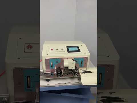Fine Electric Round Sheath Wire Stripping Machine 810NT Inner Outer Peeling Cutting Equipment 4 Whee