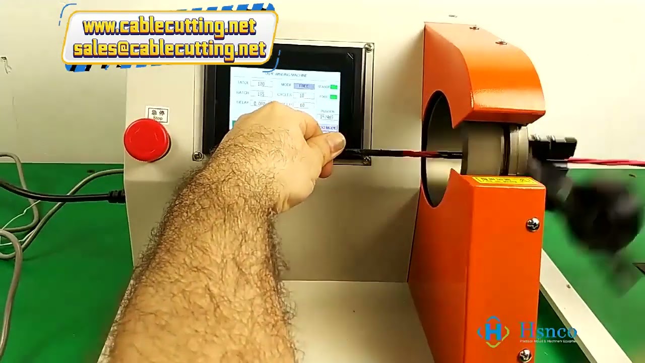 Wire Cable Taping machine PVC Tape Point Winding machine Tape Spot Wrapping Machine