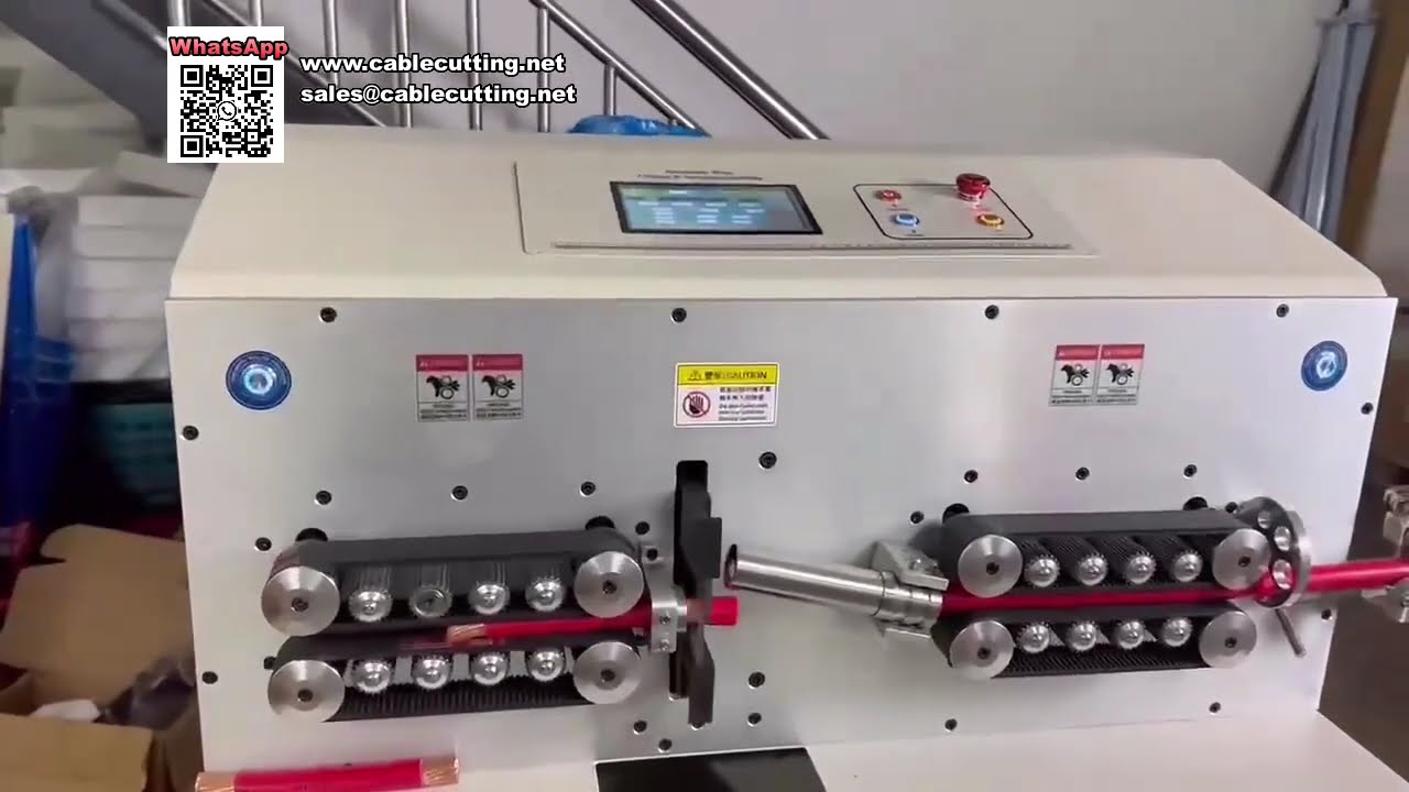 Precision Fully Electric Computerized Cutting Stripping Machine for 185sqmm Cables