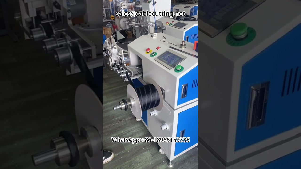 Automatic Braided Sleeve Metre Counting, Cutting, Sorting and Winding Machine