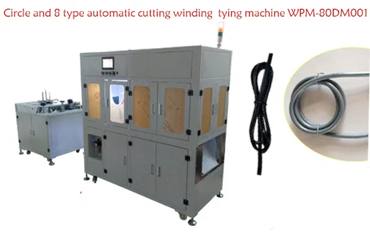 Circle and 8 type automatic cutting winding tying machine WPM-80DM001